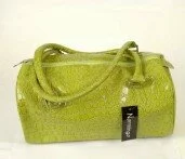 Medium Sized Croc Day Bag (green) 003780 - Wholesale Handbags